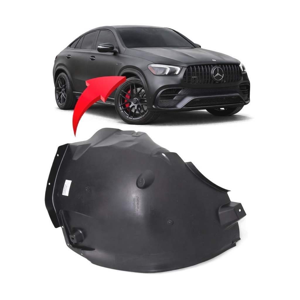 Front Passenger Fender Liner for Mercedes-Benz GLE53 AMG 2020-2023 MB1249196