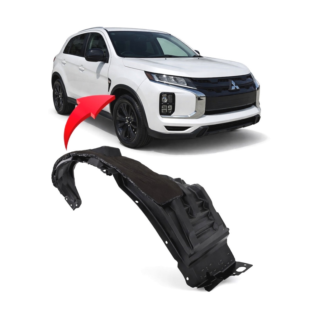 Front Passenger Fender Liner for Mitsubishi Outlander Sport 2020-2024 MI1249134