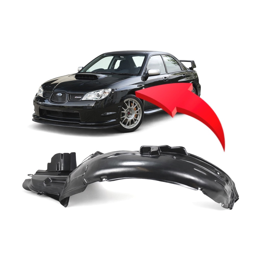 Front Left Driver Side Fender Liner for Subaru Impreza 2006-2007 SU1248115