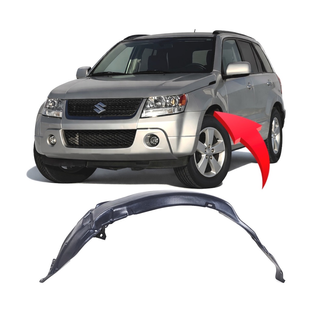 Front Left Driver Side Fender Liner for Suzuki Grand Vitara 2006-2013 SZ1250102