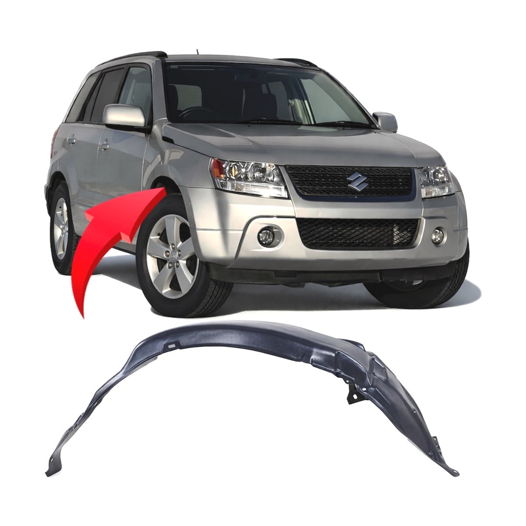 Front Passenger Side Fender Liner for Suzuki Grand Vitara 2006-2013 SZ1251102