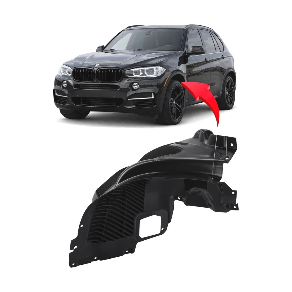 Front Left Driver Side Fender Liner for BMW X5 2014-2018 BM1248149