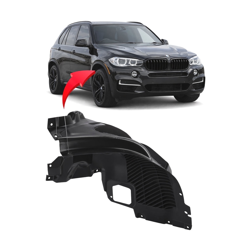 Front Right Passenger Side Fender Liner for BMW X5 2014-2018 BM1249149