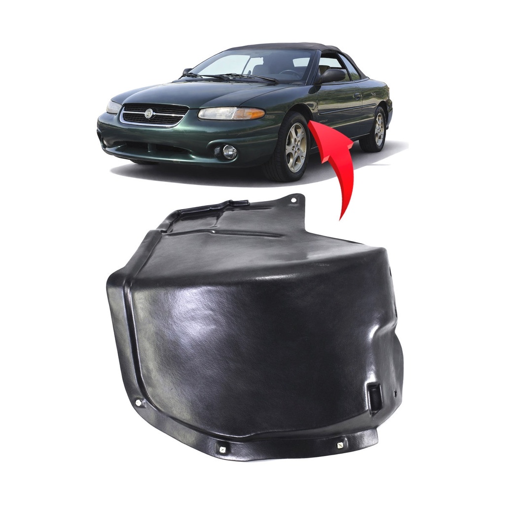 Front Left Driver Side Fender Liner for Chrysler Sebring 1996-2000 CH1248122