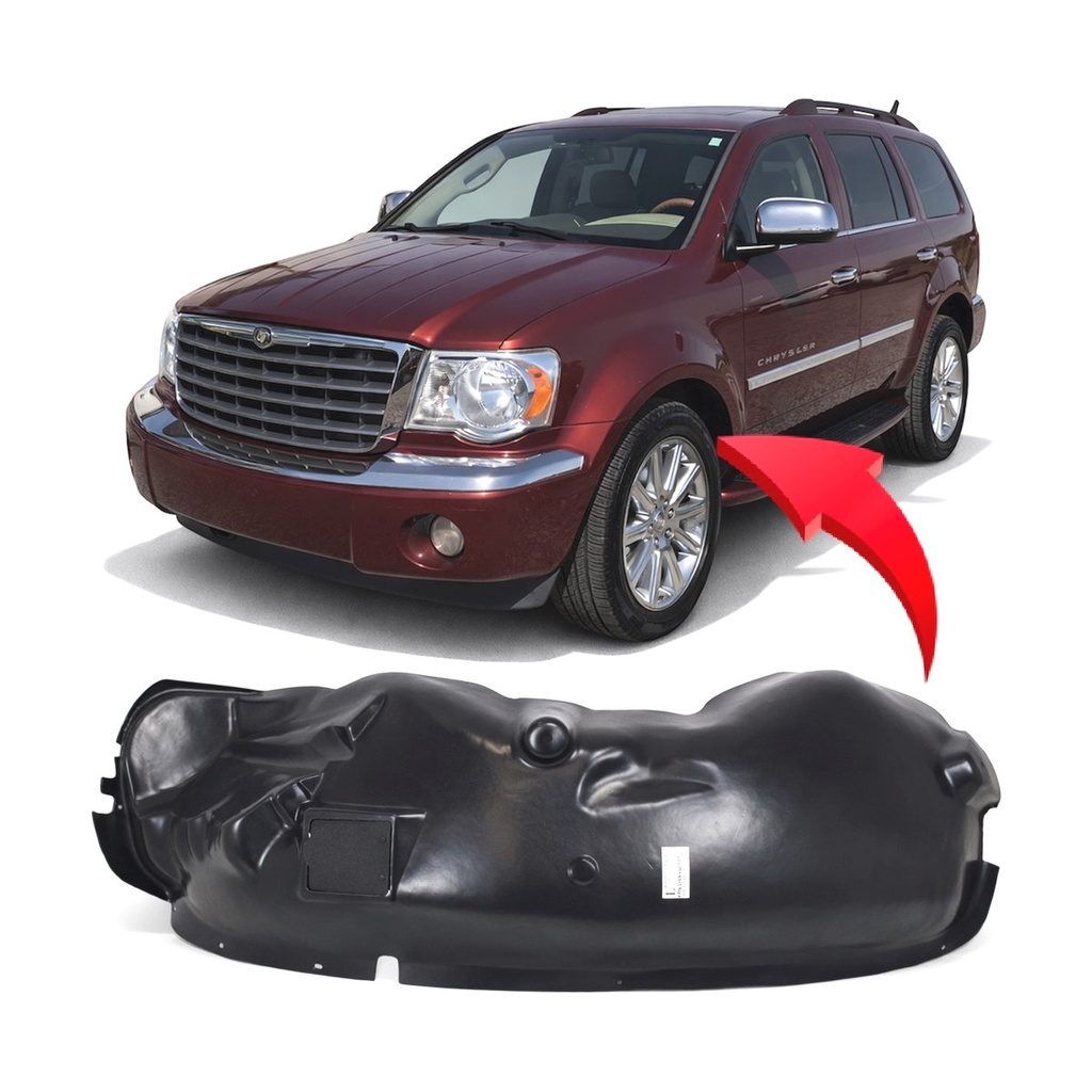 Front Left Driver Side Fender Liner for Chrysler Aspen 2007-2009 CH1248135