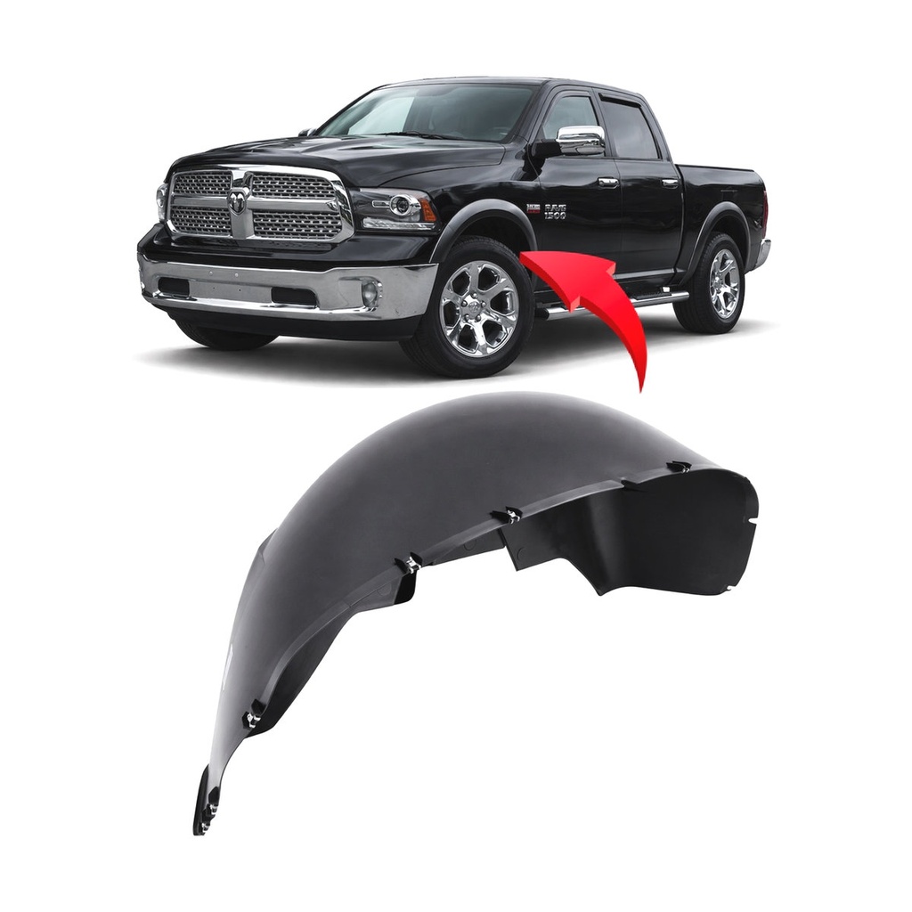 Rear Left Driver Side Fender Liner for Ram 1500 Classic 2012-2024 CH1762107