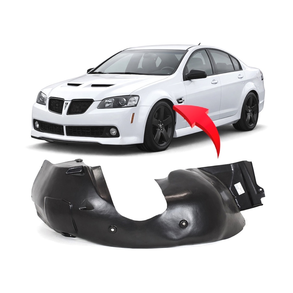 Front Left Driver Side Fender Liner for Pontiac G8 2008-2009 GM1248204