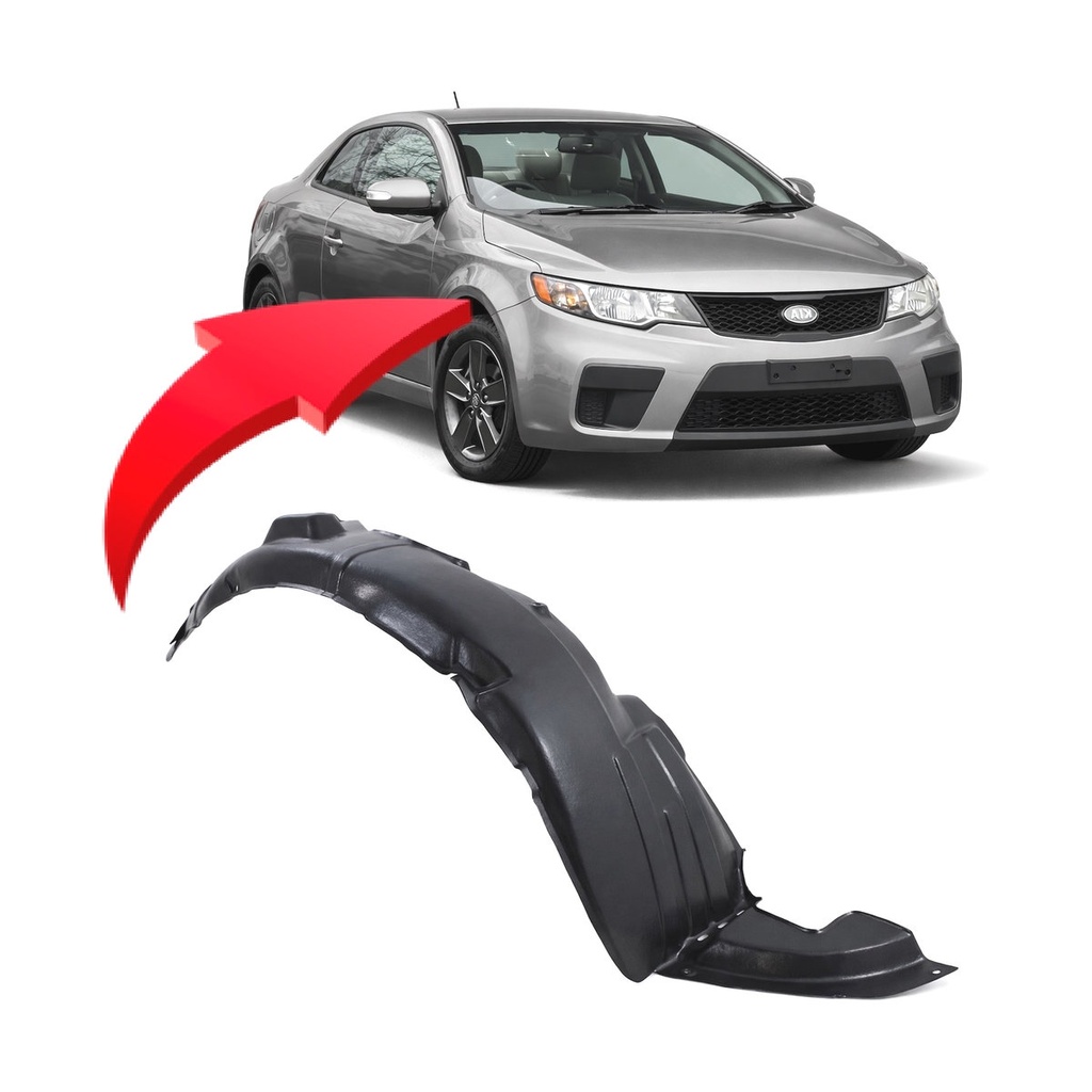 Front Right Passenger Side Fender Liner for Kia forte Koup 2010-2013 KI1249118