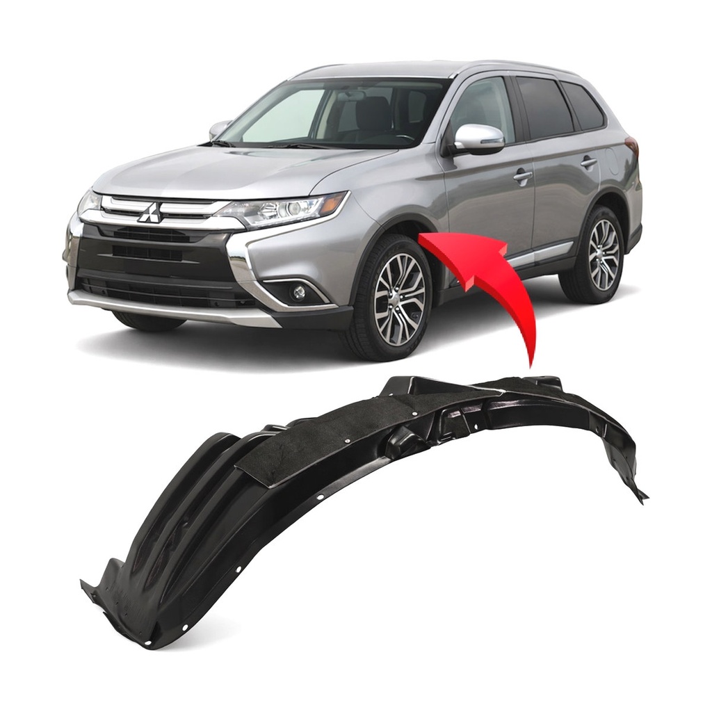 Front Left Driver Side Fender Liner for Mitsubishi Outlander 2014-2020 MI1248133
