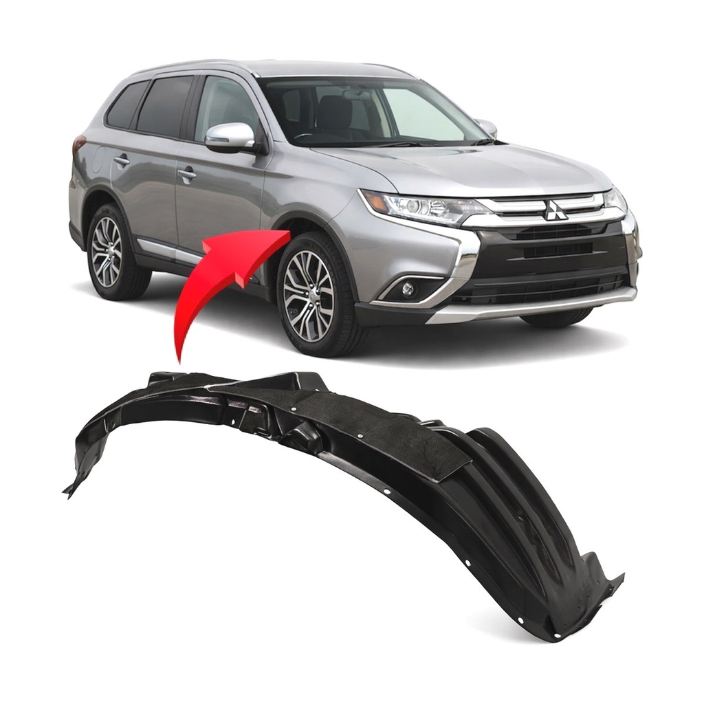 Front Passenger Side Fender Liner for Mitsubishi Outlander 2014-2020 MI1249133