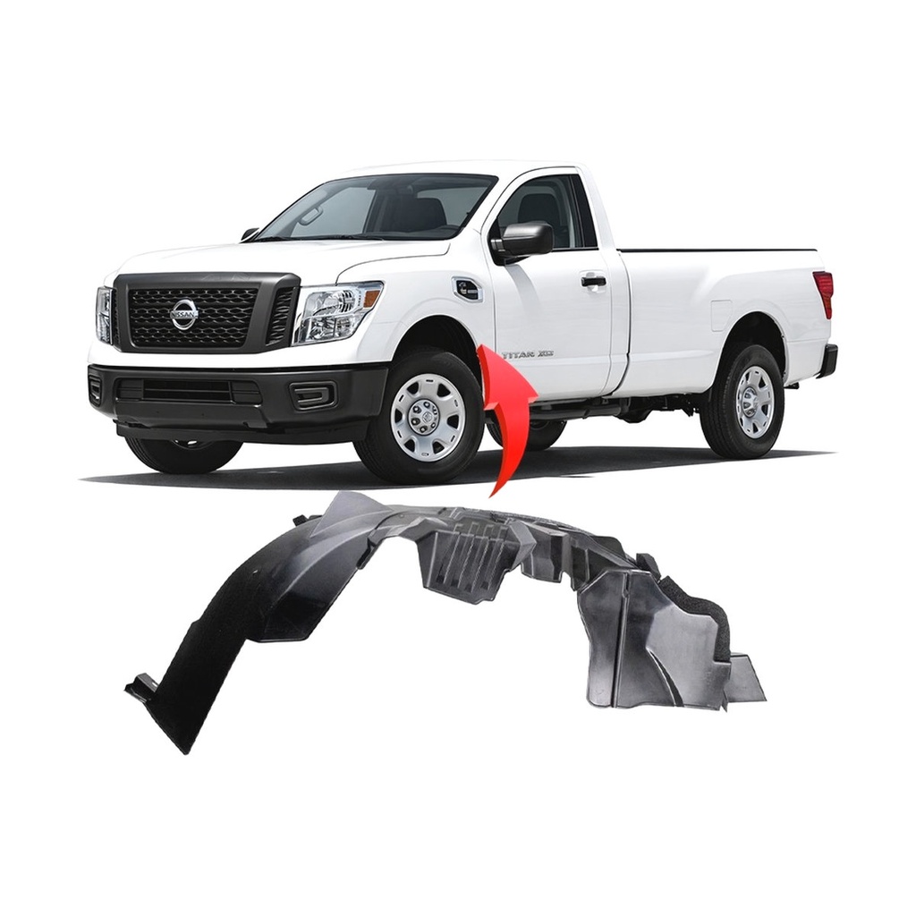 Front Left Driver Side Fender Liner for Nissan TITAN 2017-2023 NI1248177