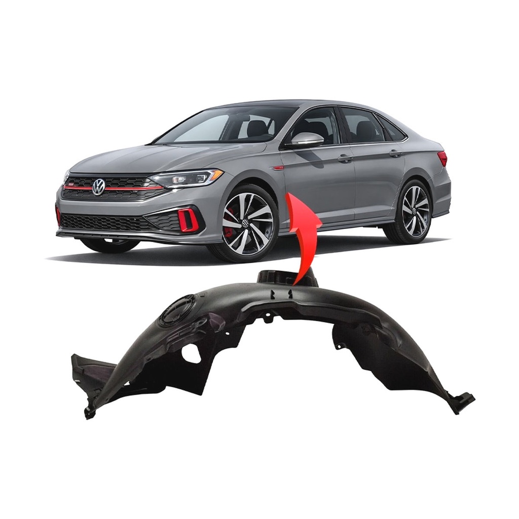 Front Left Driver Side Fender Liner for Volkswagen Jetta 2019-2023 VW1248140