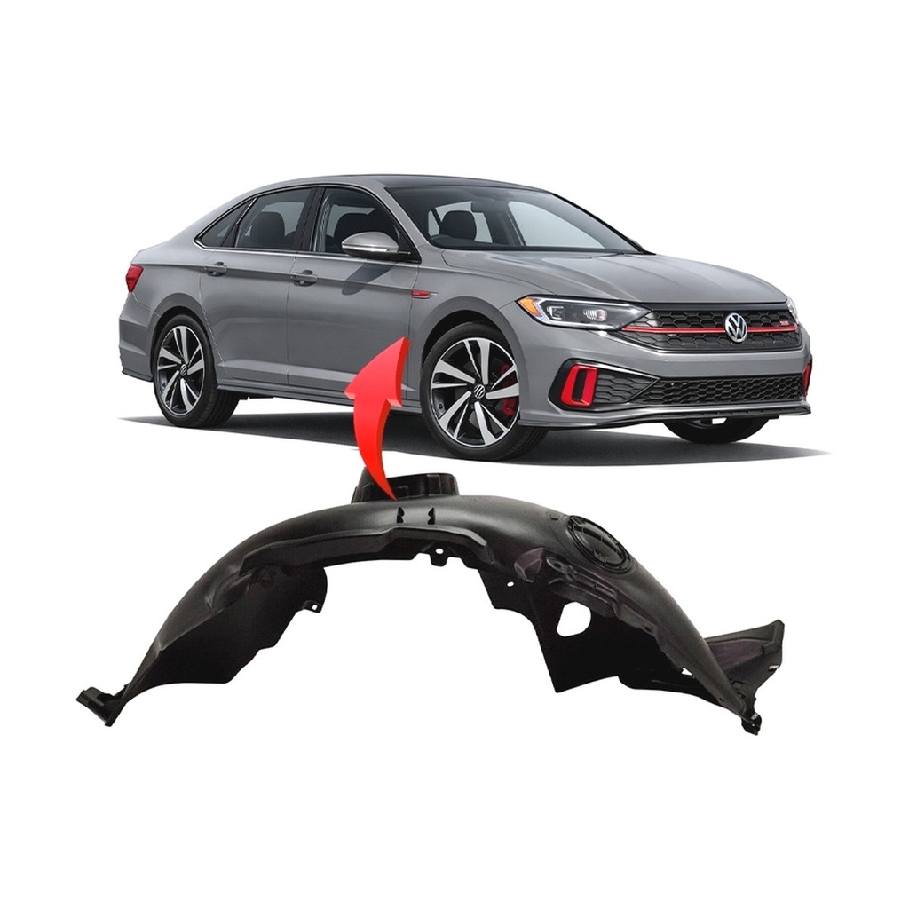 Front Right Passenger Side Fender Liner for Volkswagen Jetta 2019-2023 VW1249140