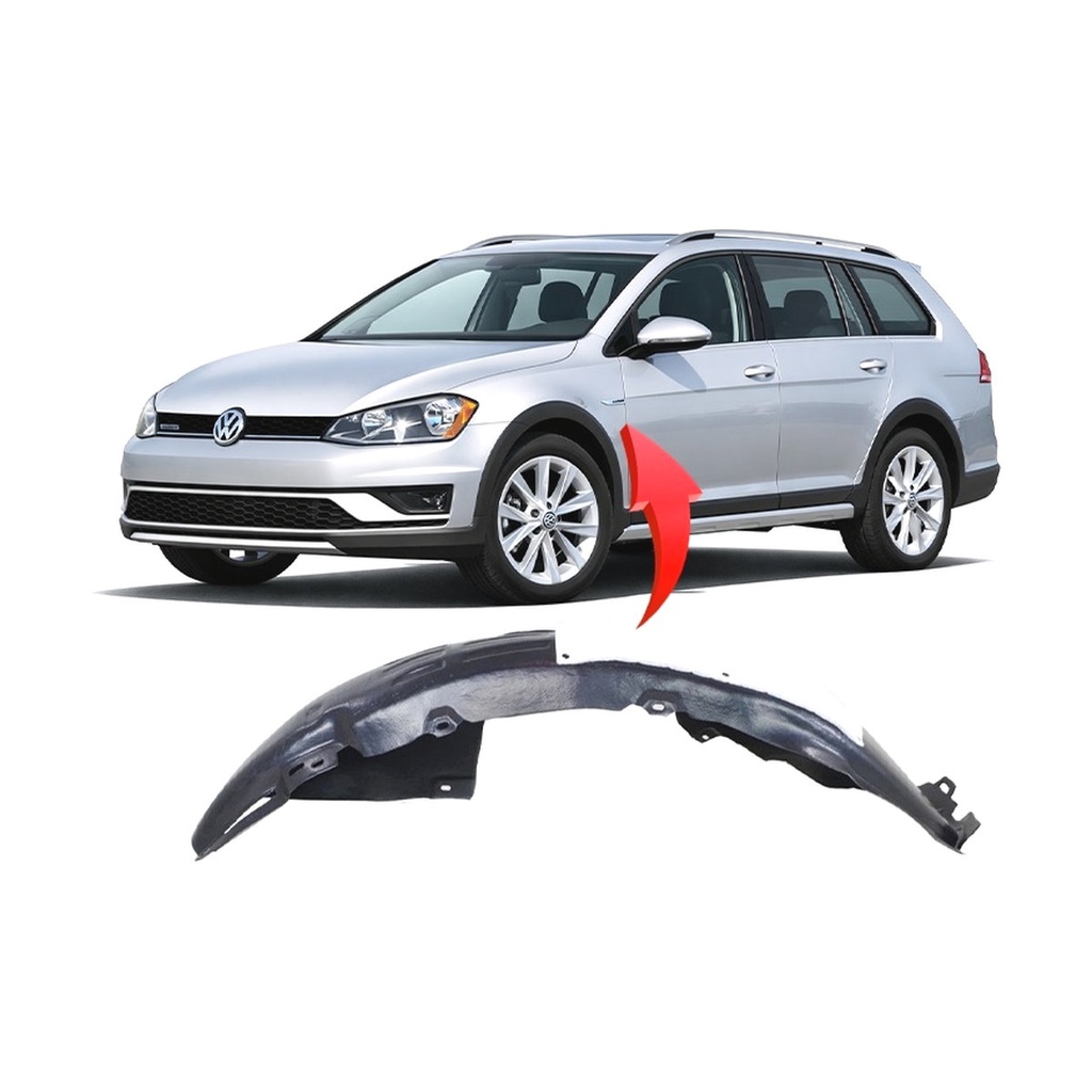 Front Left Driver Side Fender Liner for Volkswagen GTI 2015-2020 VW1248146