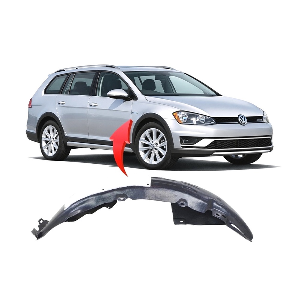 Front Right Passenger Side Fender Liner for Volkswagen GTI 2015-2020 VW1249146