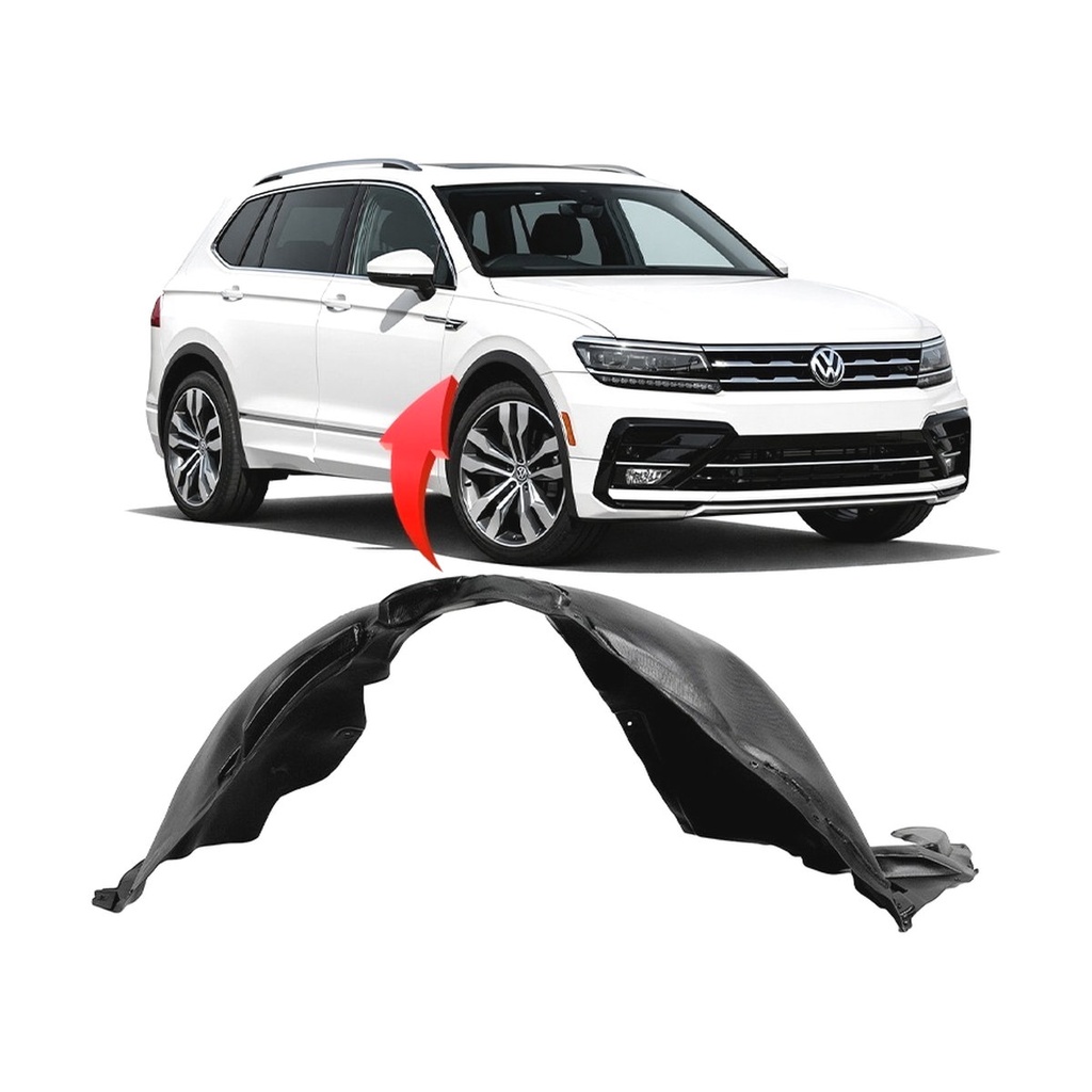 Front Passenger Side Fender Liner for Volkswagen Tiguan 2019-2024 VW1249147