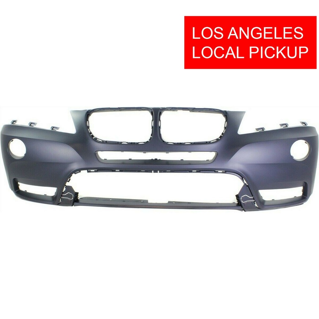 Front Bumper Cover For 2011-2014 BMW X3 w/ fog light holes xDrive