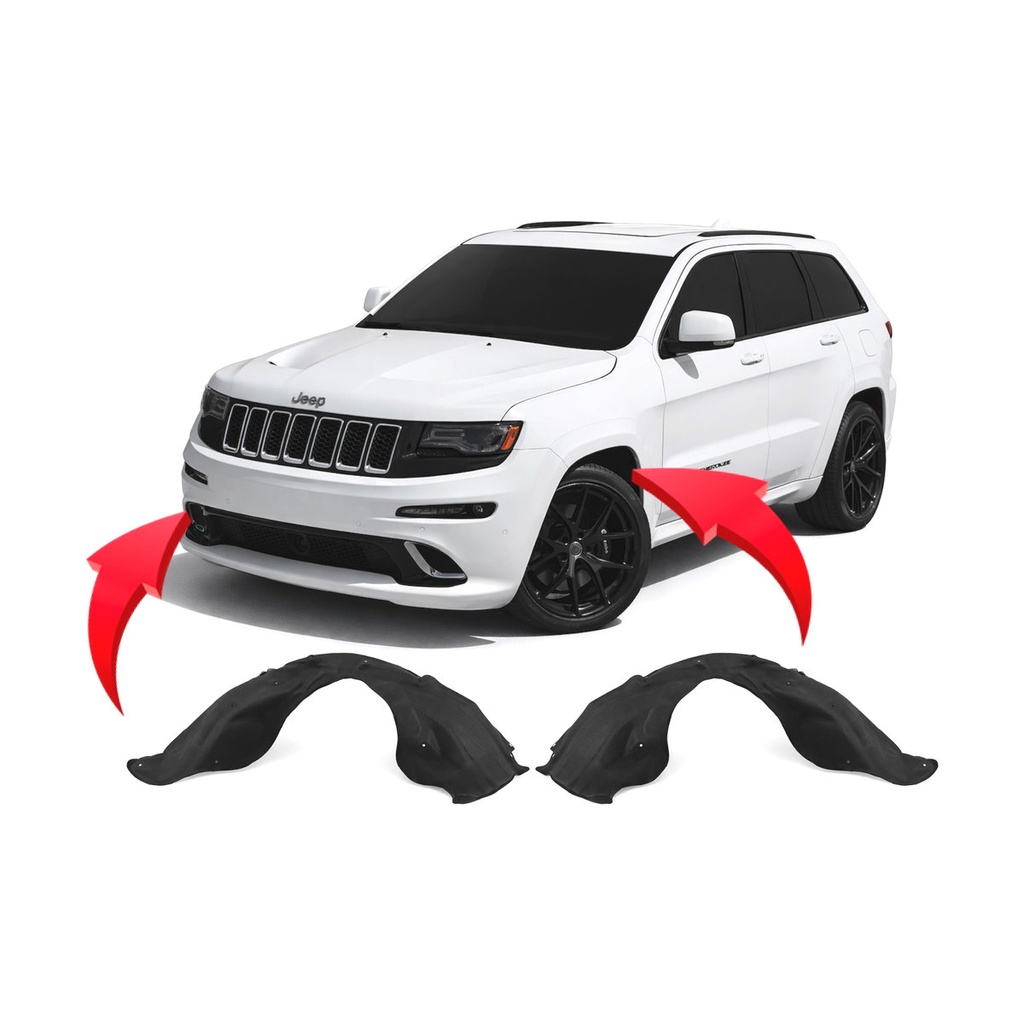 Set of 2 Front Fender Liners for Jeep Grand Cherokee WK 2014-2022 CH1248153