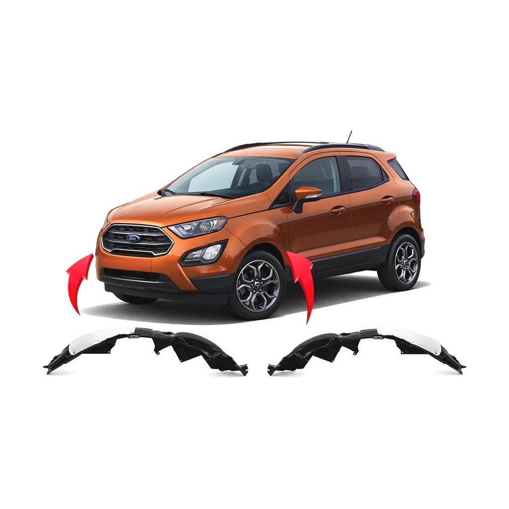 Set of 2 Front Fender Liners for Ford EcoSport 2018-2021 FO1248199 FO1249199