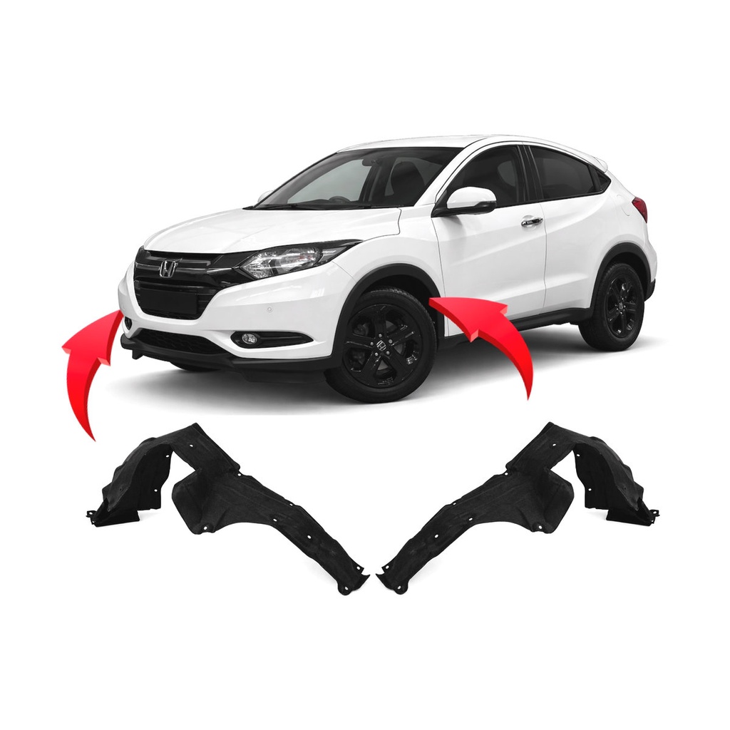Set of 2 Front Fender Liners for Honda HR-V 2016-2018 HO1248164 HO1249164