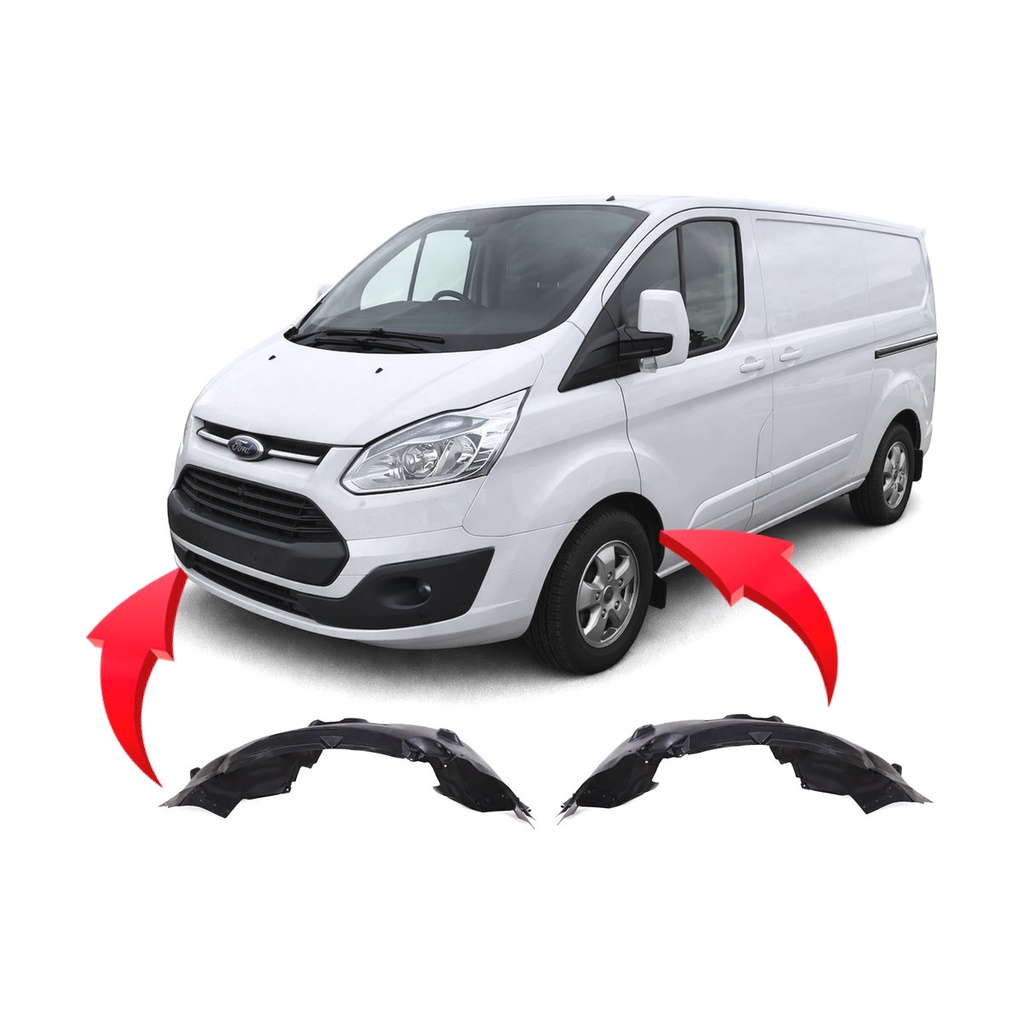 Set of 2 Front Fender Liners for Ford Transit Connect 2014-2018 FO1248167