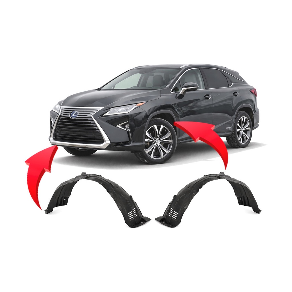 Set of 2 Front Fender Liners for Lexus RX350 2016-2022 LX1248137 LX1249137