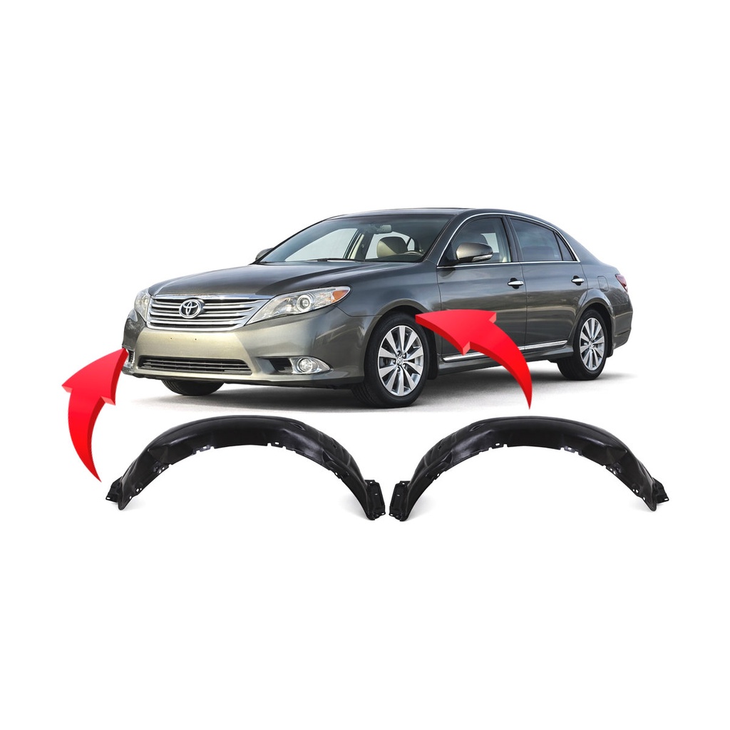Set of 2 Front Fender Liners for Toyota Avalon 2011-2012 TO1248161 TO1249161