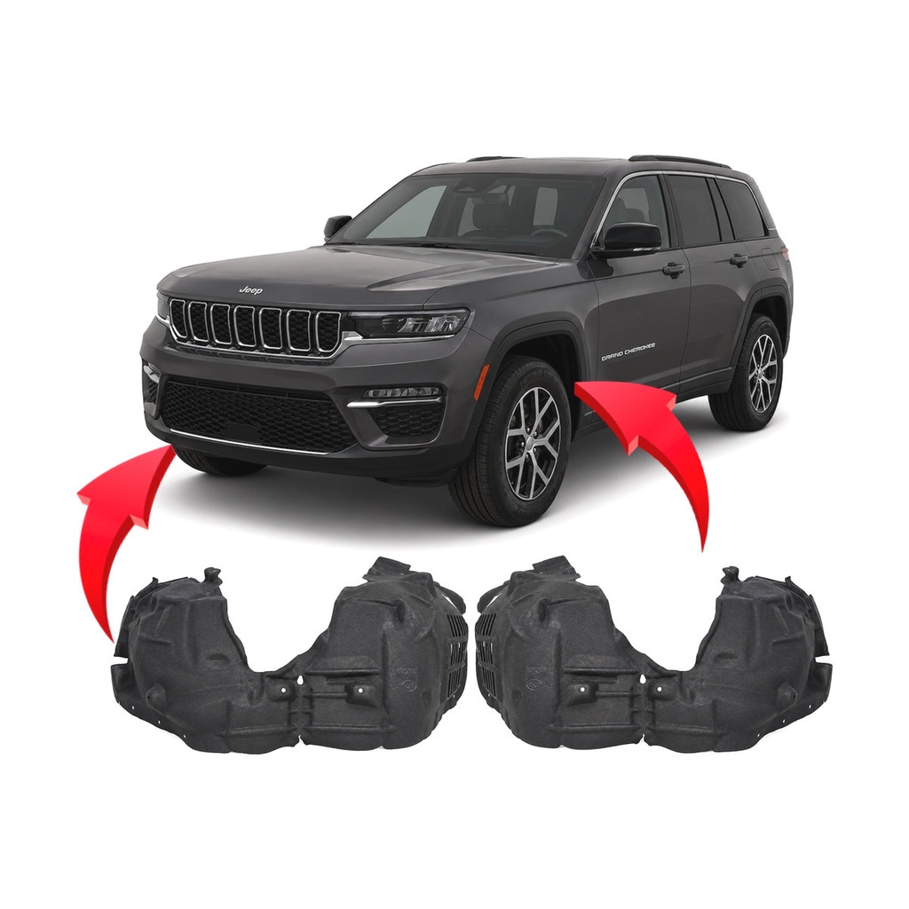 Set of 2 Front Fender Liners for Jeep Grand Cherokee 2021-2023 CH1248220