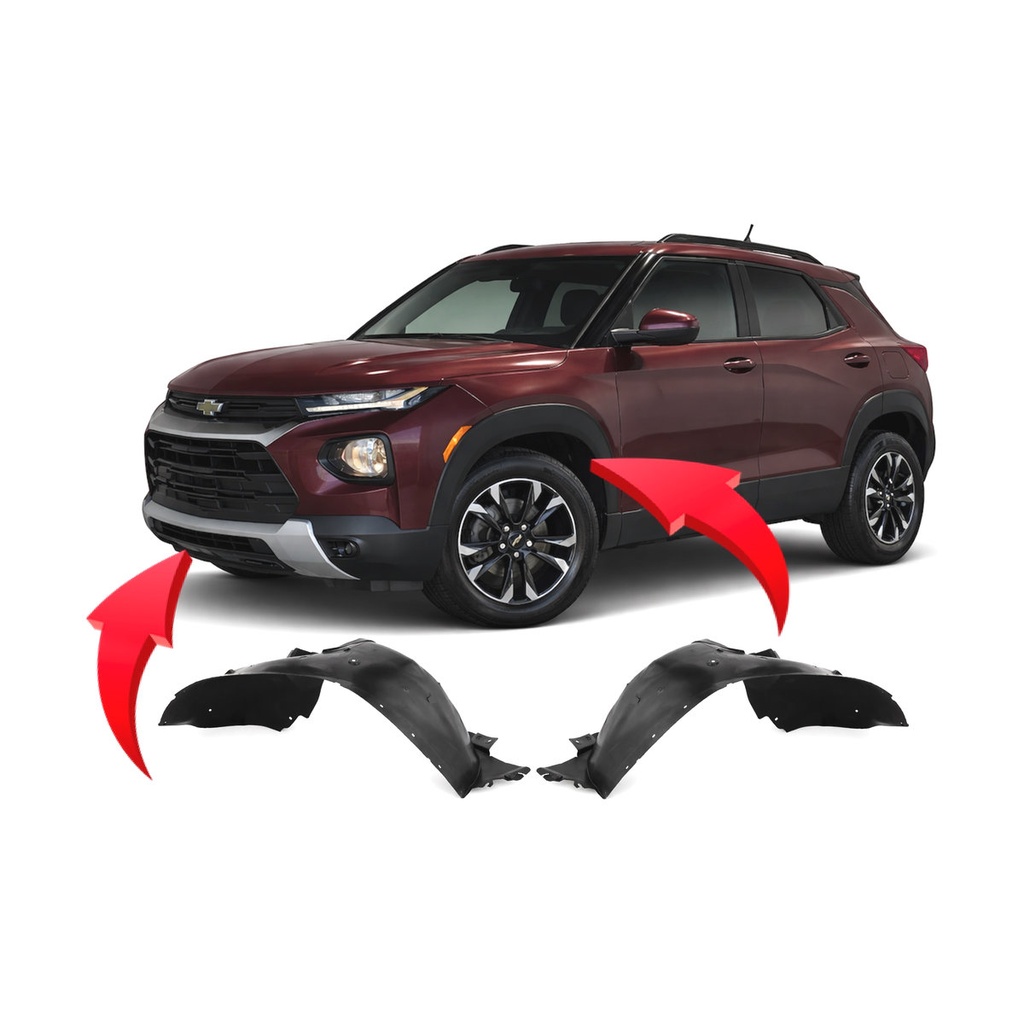 Set of 2 Front Fender Liners for Chevrolet Trailblazer 2021-2024 GM1248308