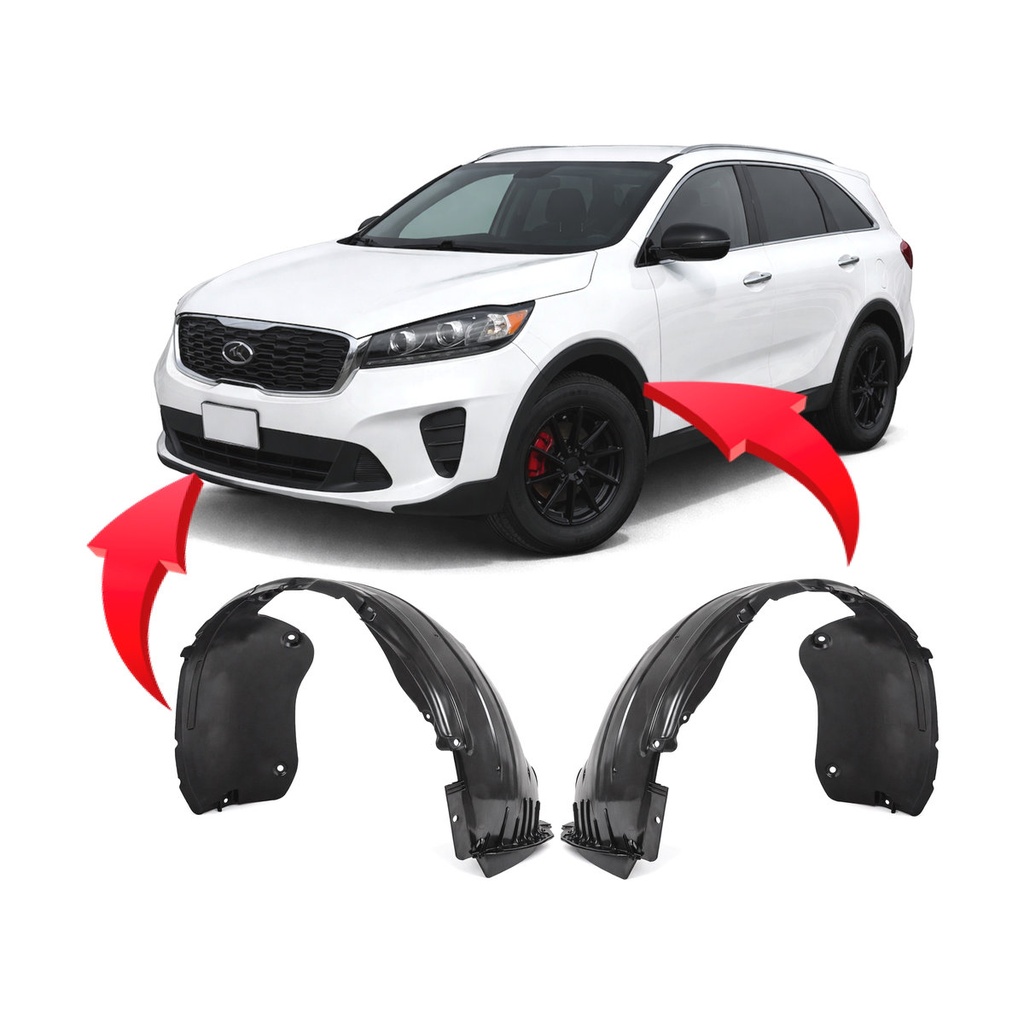 Set of 2 Front Fender Liners for Kia Sorento 2019-2020 KI1248160 KI1249160