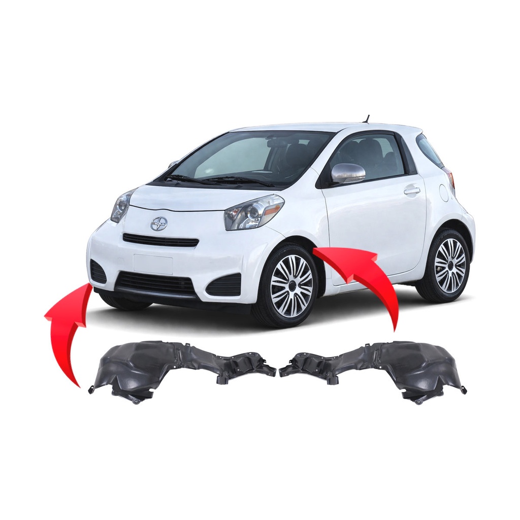 Set of 2 Front Fender Liners for Scion iQ 2012-2015 SC1248110 SC1249110