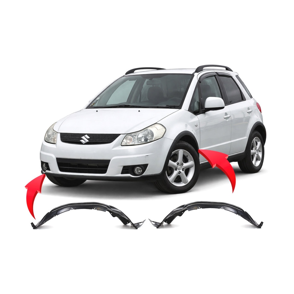 Set of 2 Front Fender Liners for Suzuki SX4 2007-2009 SZ1248118 SZ1249118