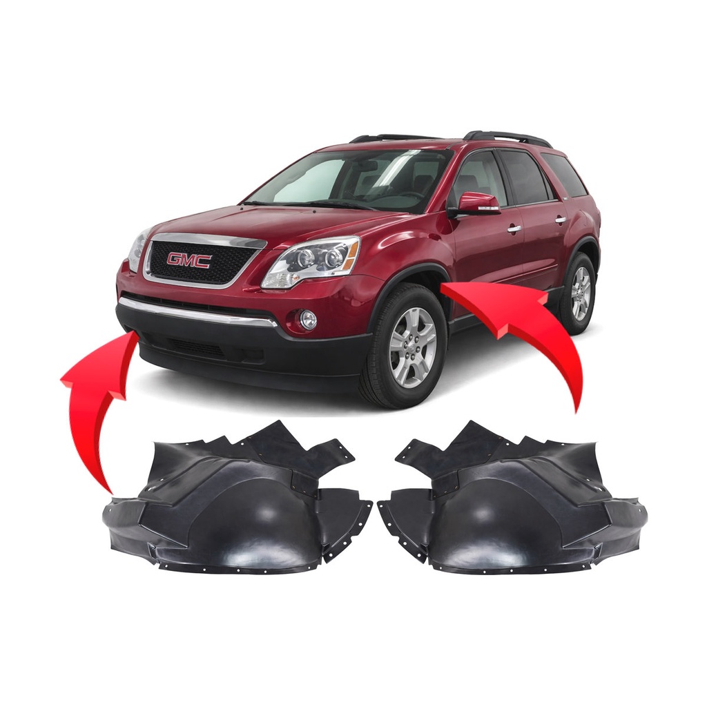 Set of 2 Front Fender Liners for GMC Acadia 2007-2012 GM1248184 GM1249184