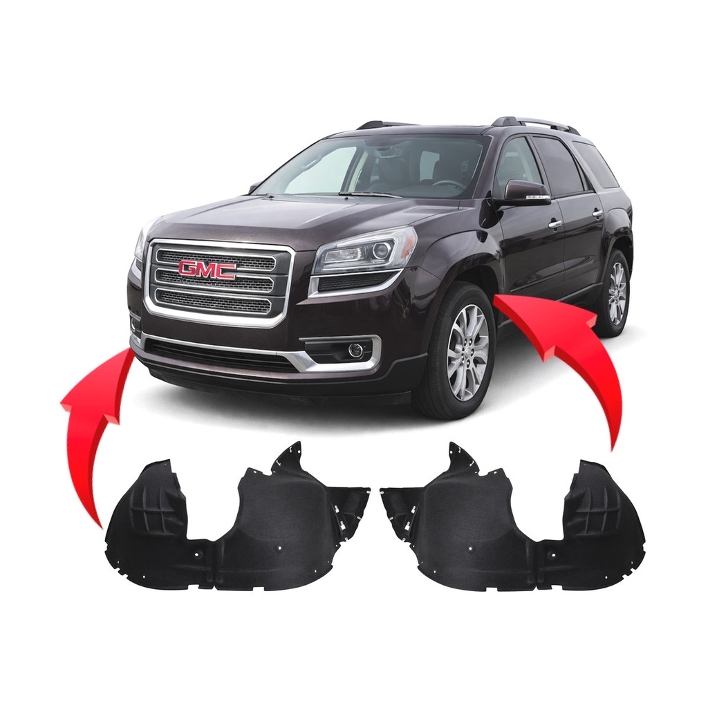 Set of 2 Front Fender Liners for GMC Acadia 2017-2018 GM1248290 GM1249290