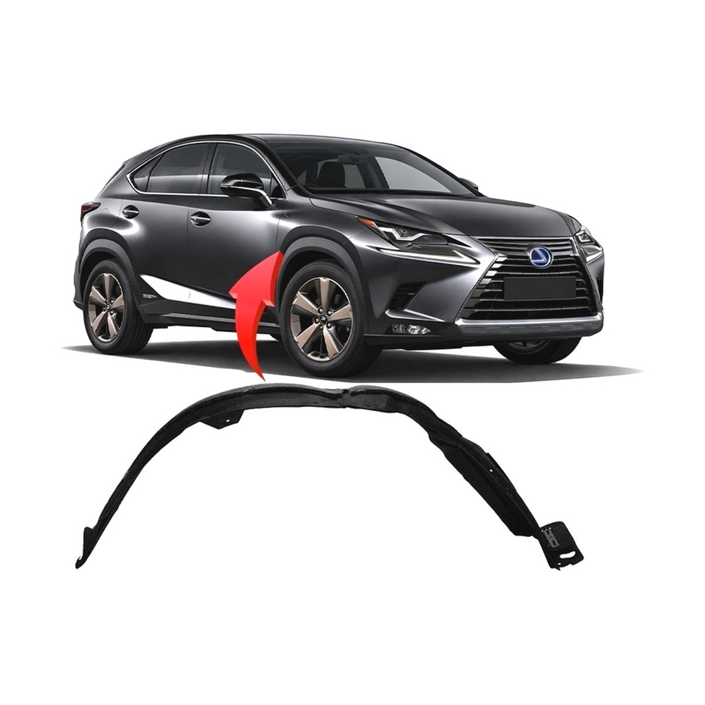Set of 2 Front Fender Liners for Lexus NX300 2018-2021 LX1248139 LX1249139
