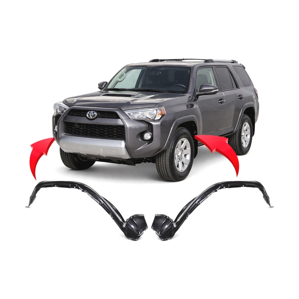 Set of 2 Front Fender Liners for Toyota 4Runner 2014-2024 TO1248202