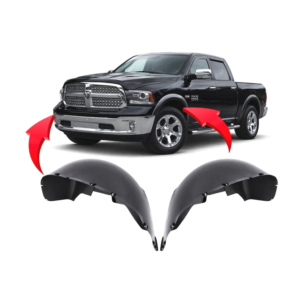 Set of 2 Rear Fender Liners for Ram 1500 Classic 2012-2024 CH1762107
