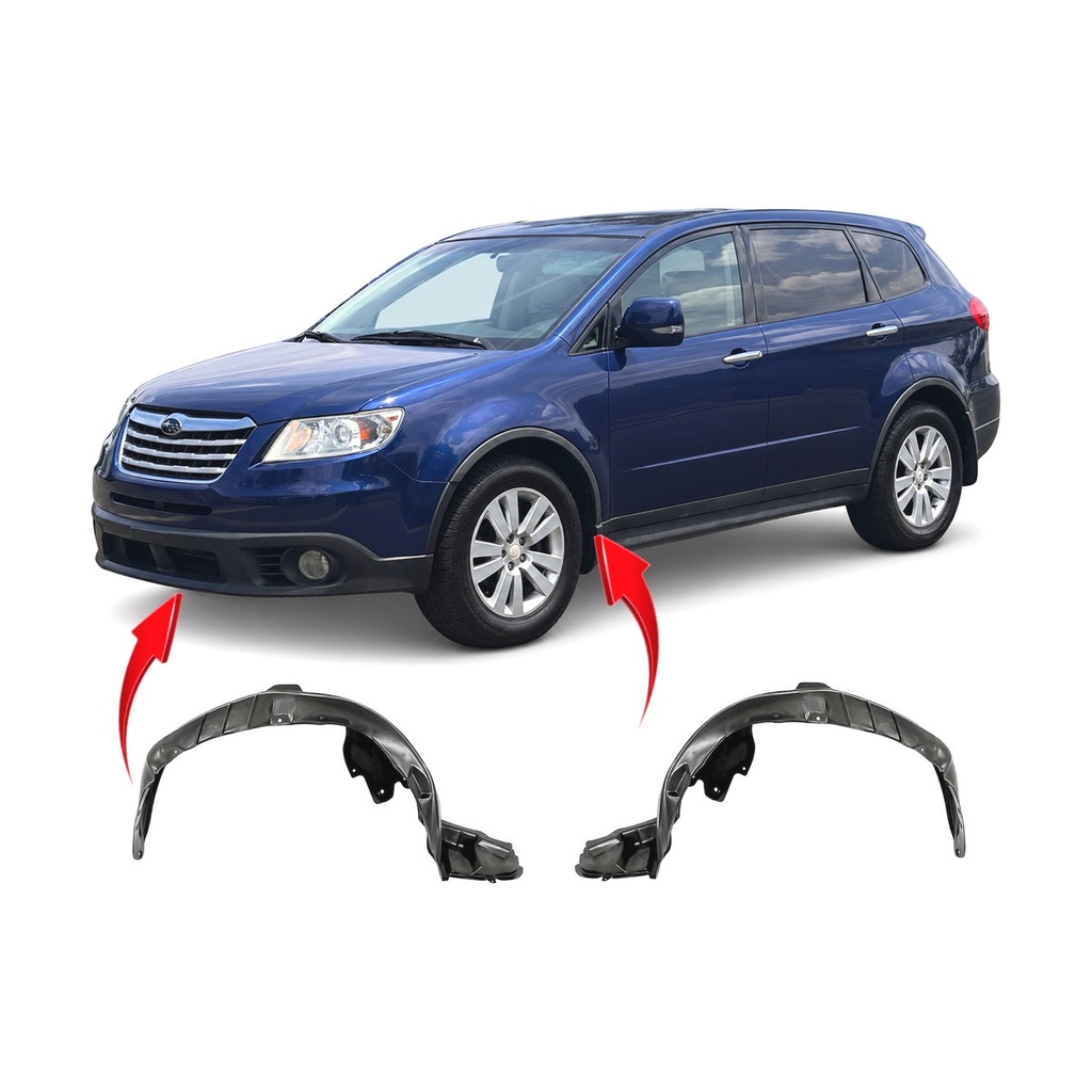 Set of 2 Front Fender Liners for Subaru Tribeca 2006-2014 SU1248120 SU1249120