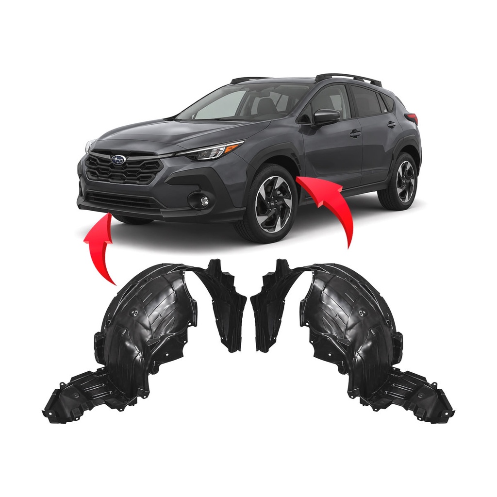 Set of 2 Front Fender Liners for Subaru Crosstrek 2024-2024 SU1248146