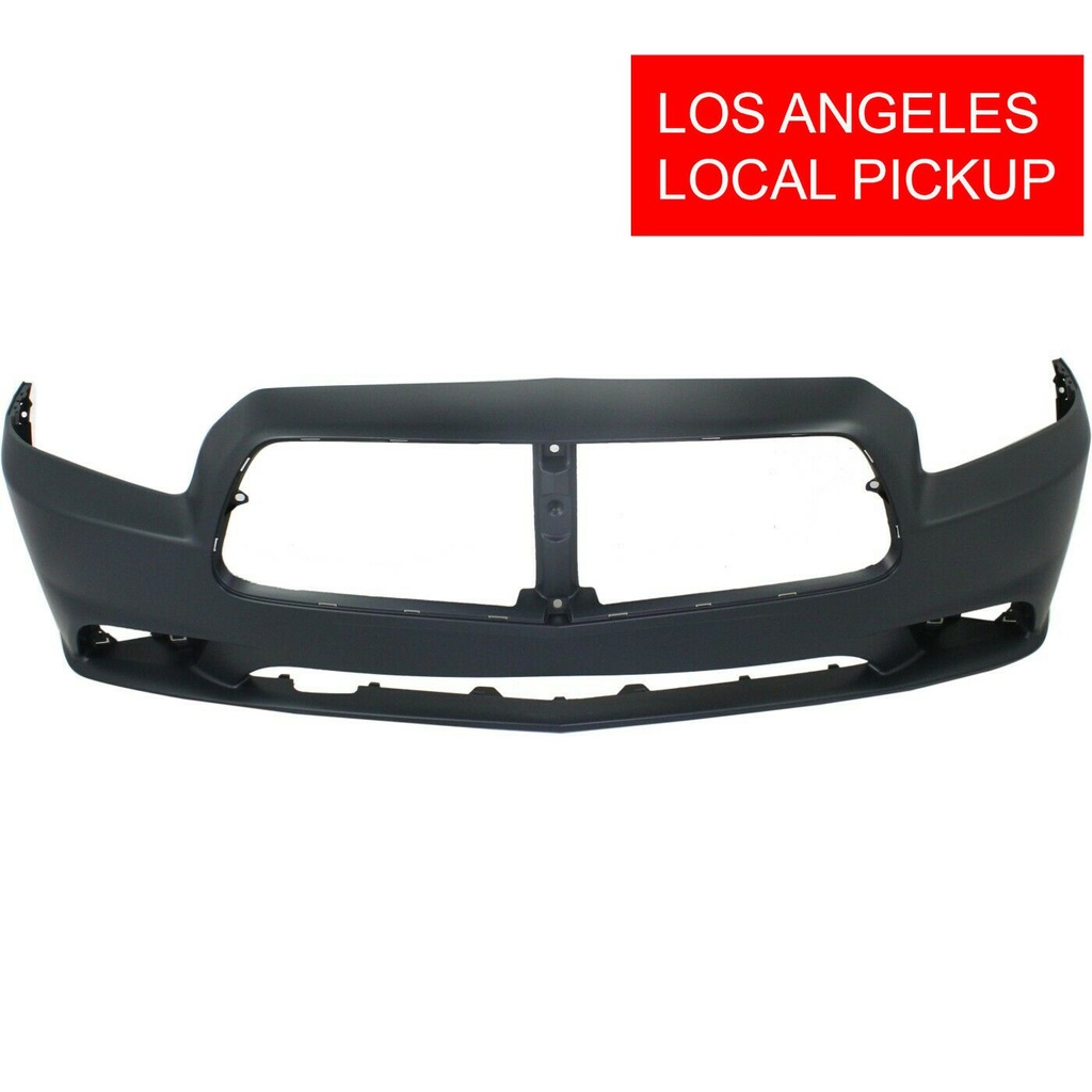 Front Bumper Cover For 2011-14 Dodge Charger R/T SE SXT w/ Adapt Cruise Control