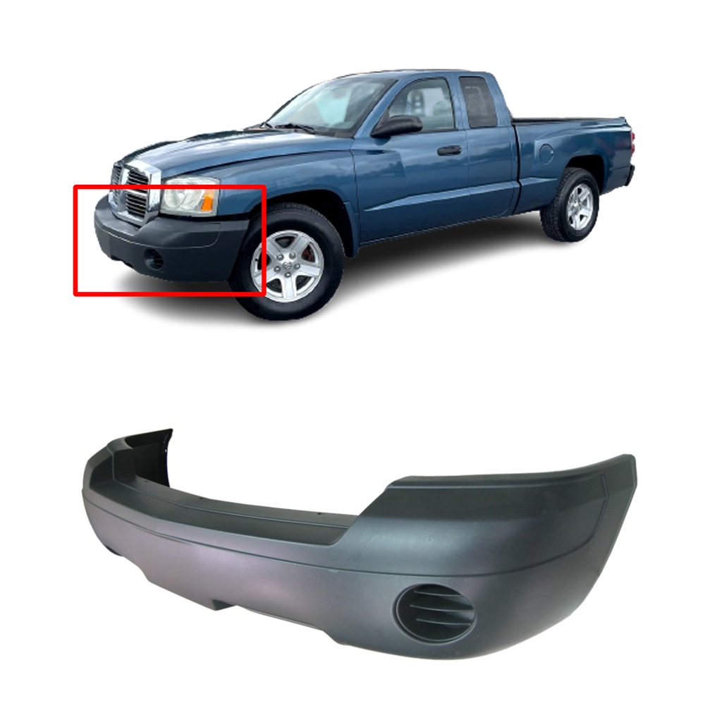 Bumper Cover For 2005-2007 Dodge Dakota 5JL36CD7AF CH1000926 Front Primed