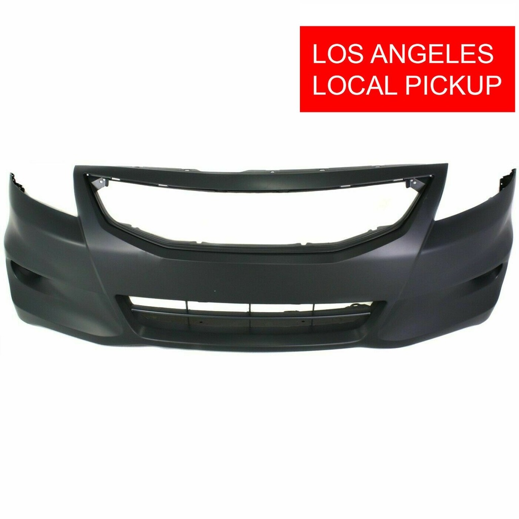 Front Bumper Cover For 2011-2012 Honda Accord Coupe w/ fog light holes
