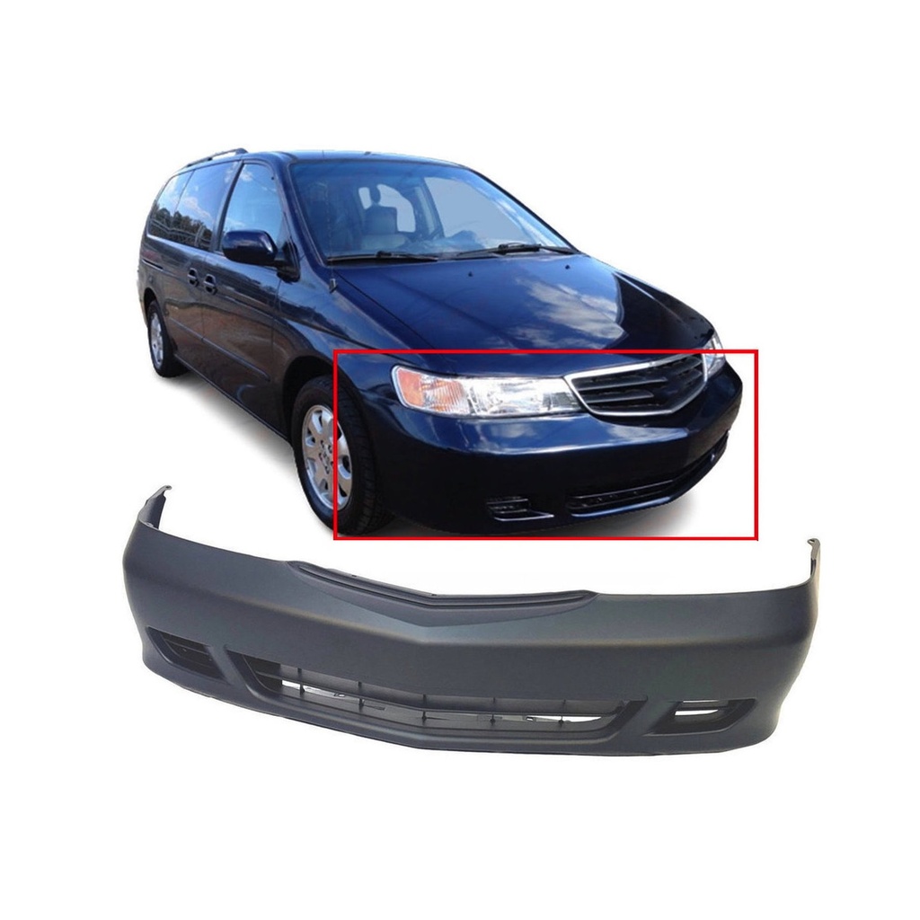 Primed Front Bumper Cover for 1999-2004 Honda Odyssey EX LX EX-L Cargo HO1000183