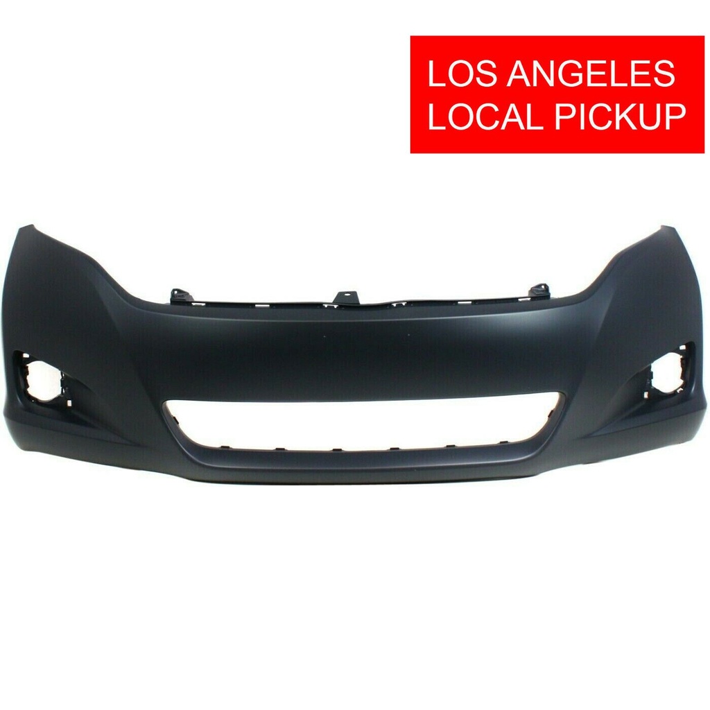 Front Bumper Cover for 2009-2016 Toyota Venza w Fog Light holes 521190T900