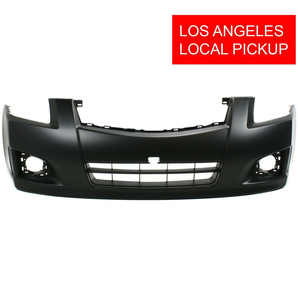 Front Bumper Cover For 2007-2012 Nissan Sentra SR SE-R SE-R Spec V w Fog holes
