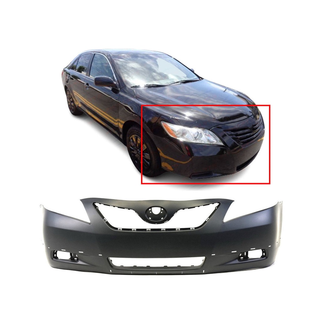 Primed Front Bumper Cover for 2007-2009 Toyota Camry SE 5211906921 TO1000318