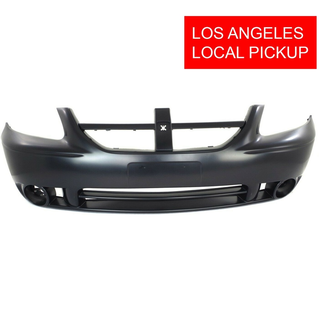 Front Bumper Cover For 2005-2007 Dodge Grand Caravan w Fog Light Holes 5139118AA
