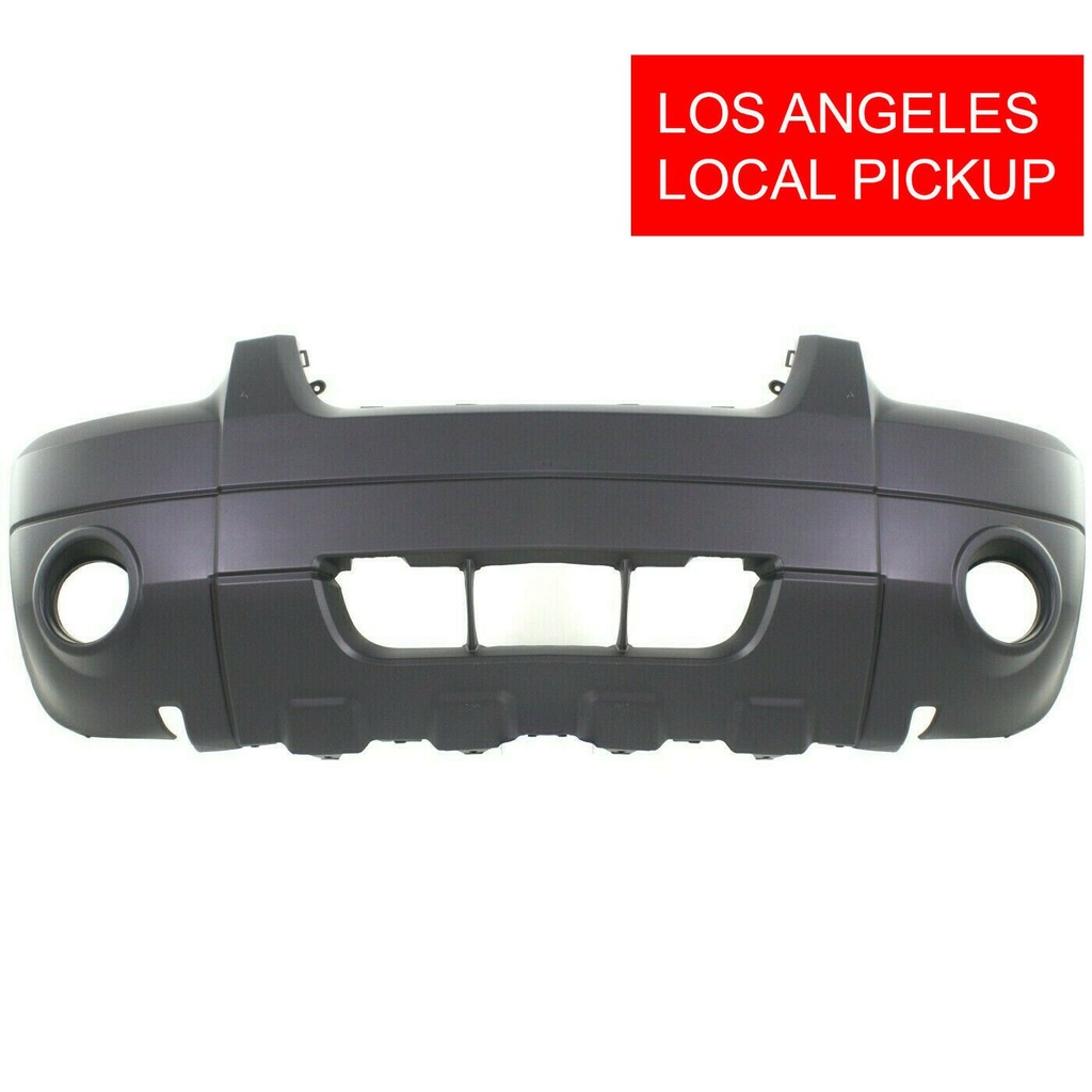 Front Bumper Cover For 2005-2007 Ford Escape w/ fog Light holes XLT Hybrid
