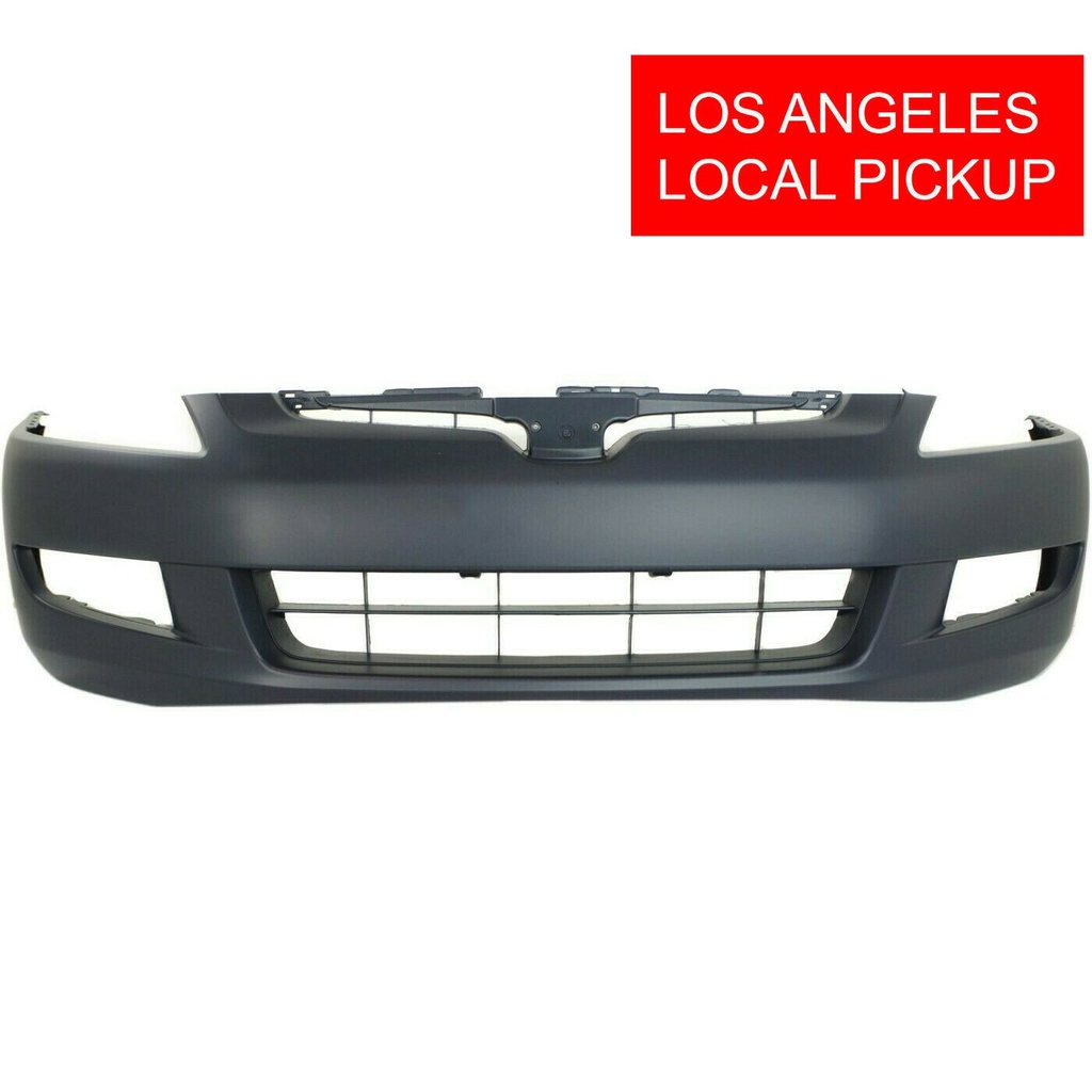 Front Bumper Cover For 2003-2005 Honda Accord Coupe EX w Fog Light holes