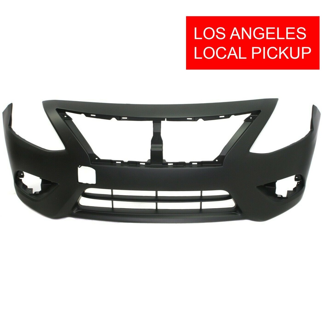 Primed Front Bumper Cover Fascia for 2015-2019 Nissan Versa FBM229KM0J NI1000299